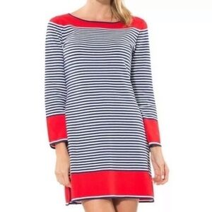 Sail to Sable striped knit light sweater dress